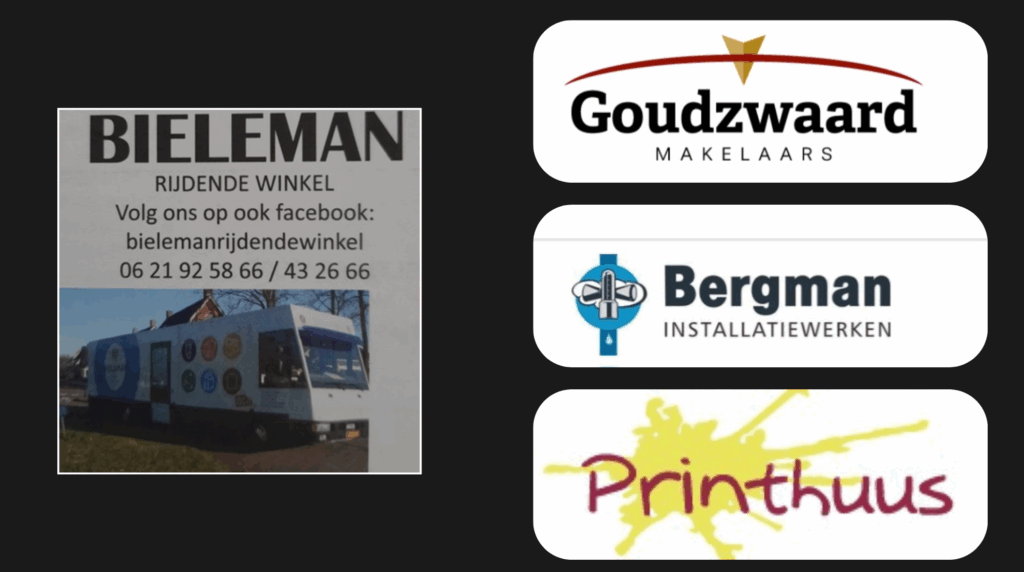 sponsoren toneelgroep kolder Hoonhorst